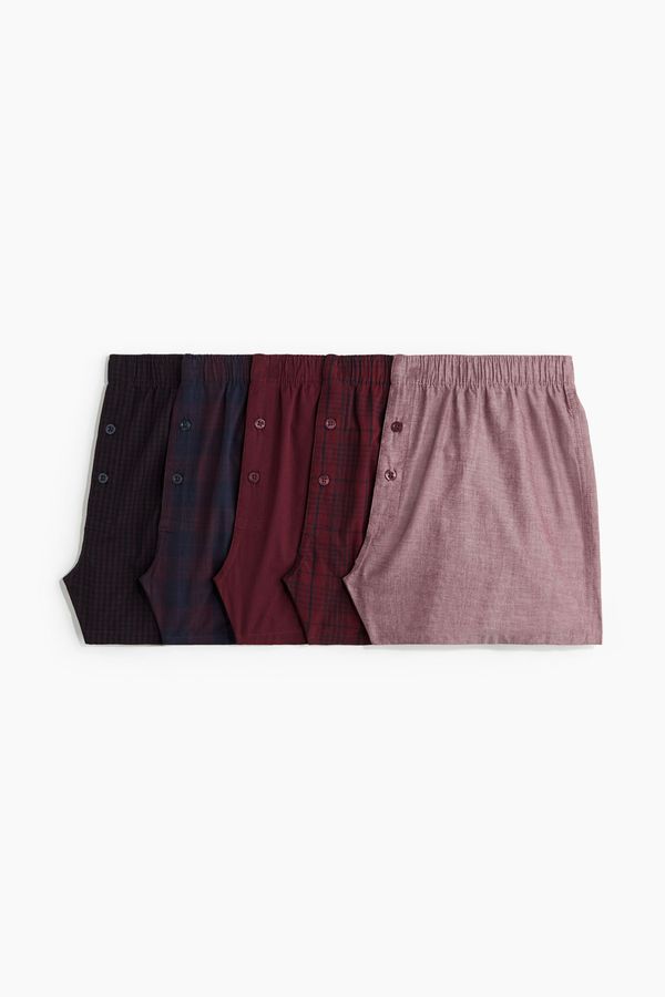 Pack de 5 calzoncillos bóxer de algodón