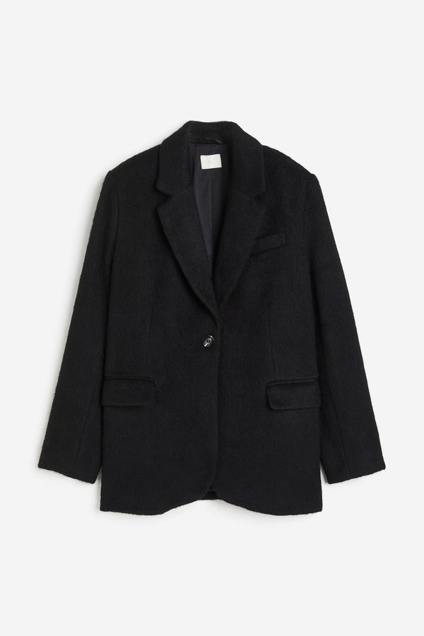 Blazer oversize en mezcla de lana