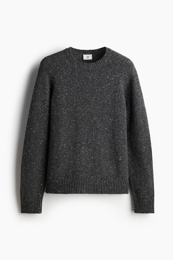Sweater en mezcla de lana Regular Fit