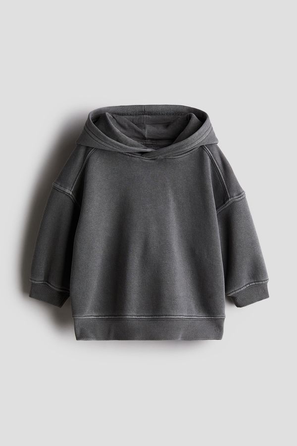 Polerón hoodie efecto lavado