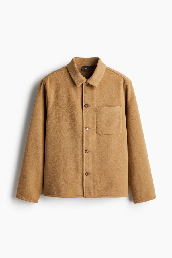 Overshirt cepillada Regular Fit