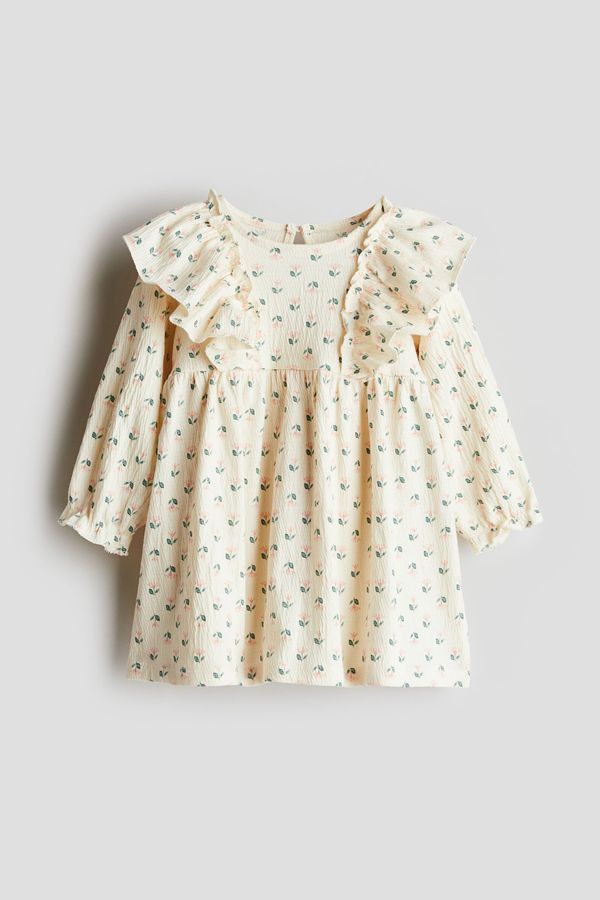 Vestido de punto efecto arrugado