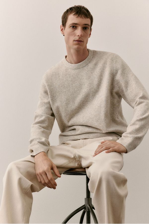 Sweater en punto fino Regular Fit