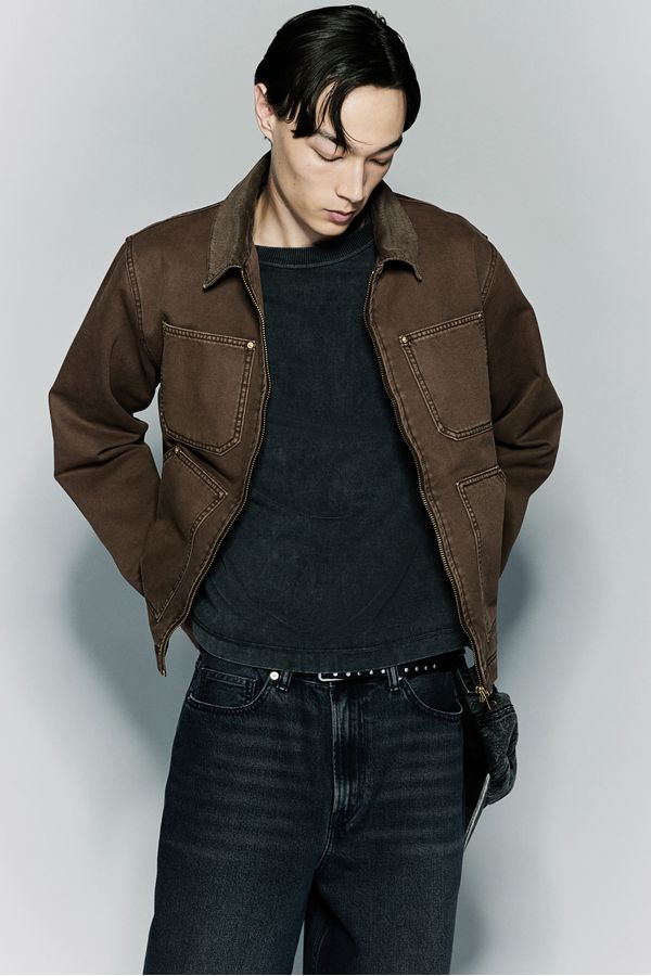 Chaqueta cargo acolchada Loose Fit