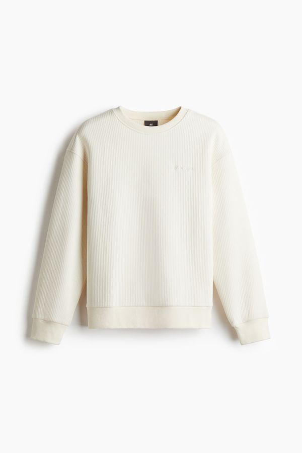 Polerón acanalado Loose Fit