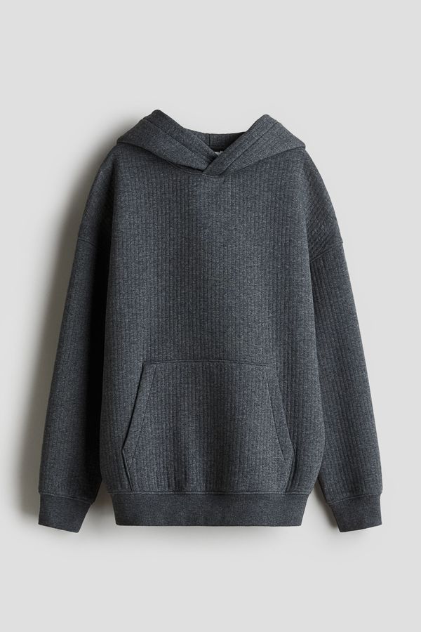 Polerón hoodie acanalado