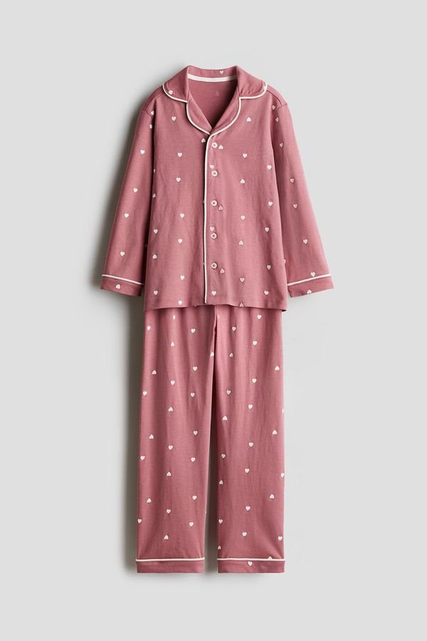 Pijama estampado de punto