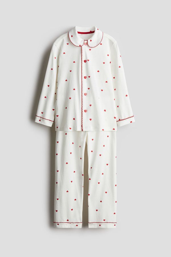 Pijama estampado de algodón