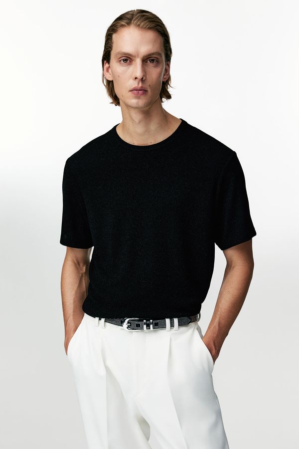 Polera brillante Regular Fit
