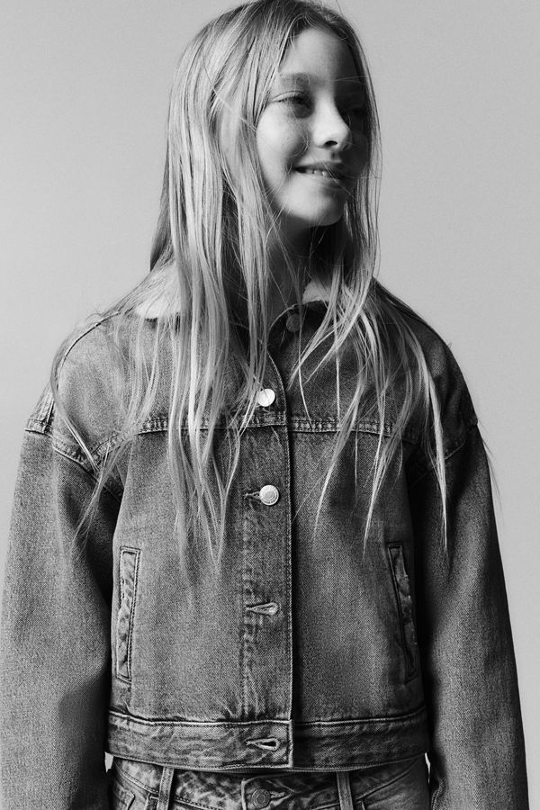 Chaqueta denim acolchada