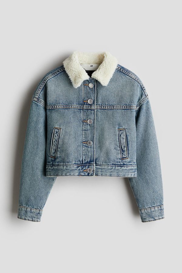 Chaqueta denim acolchada