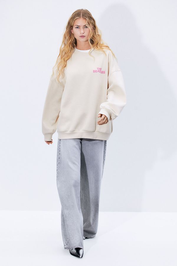 Polerón oversize con estampado
