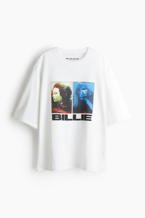 Polera oversize con motivo estampado