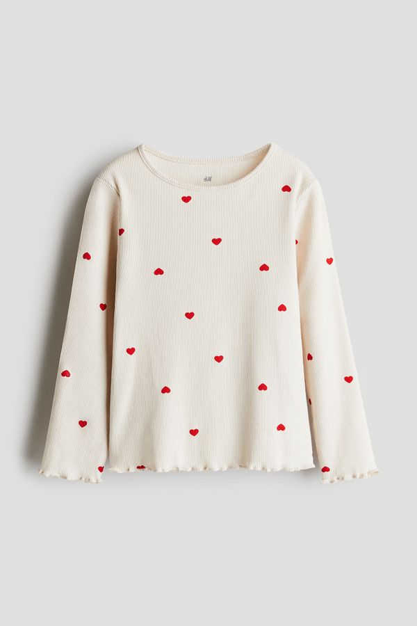 Camiseta de manga larga en punto