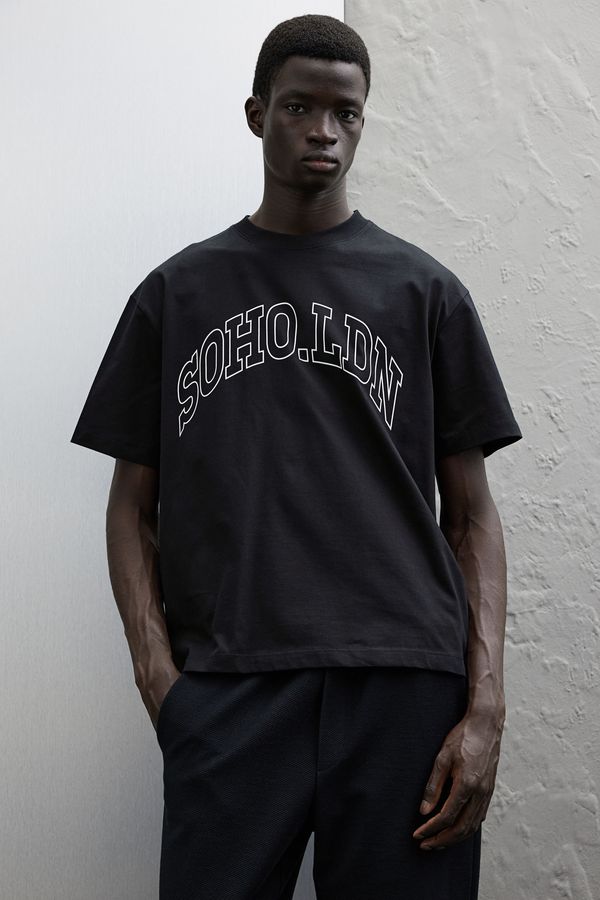 Polera con motivo estampado Loose Fit