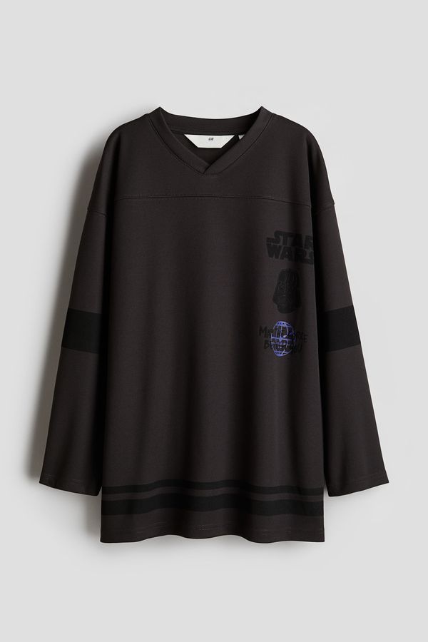 Polera oversize de malla