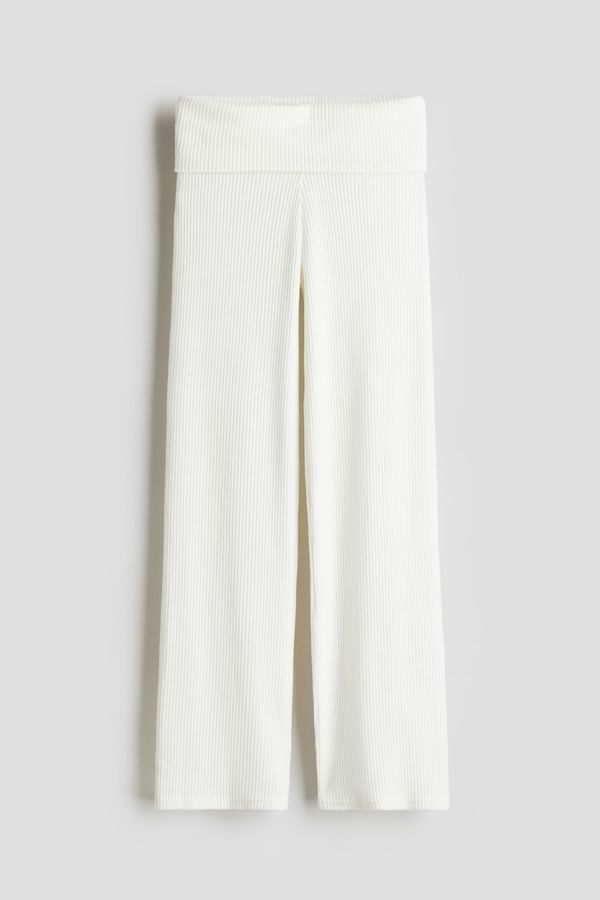 Leggings con cintura plegable