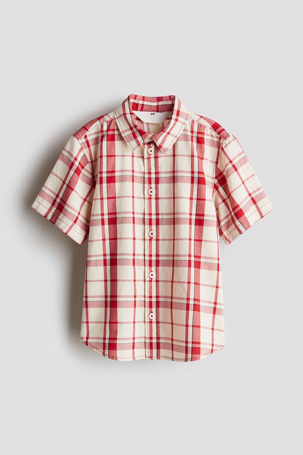 Camisa de manga corta en algodón