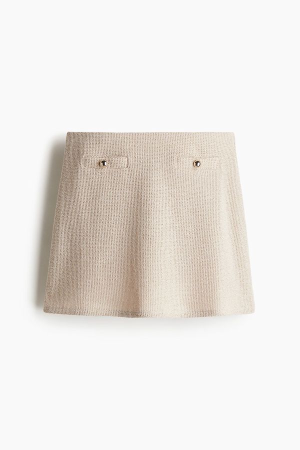 Minifalda en punto texturizado