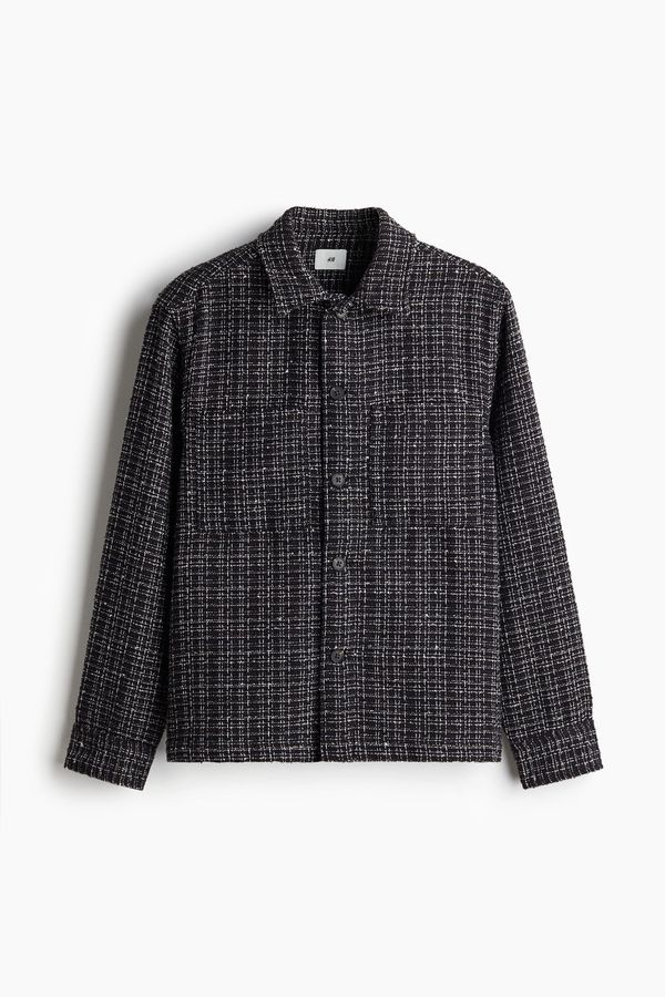 Overshirt en tejido waffle Regular Fit