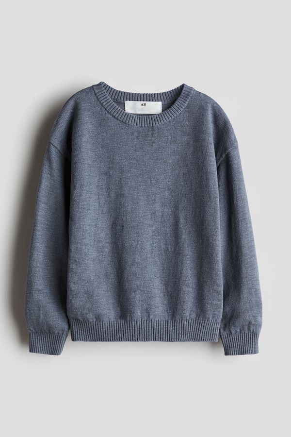 Sweater de corte holgado en algodón