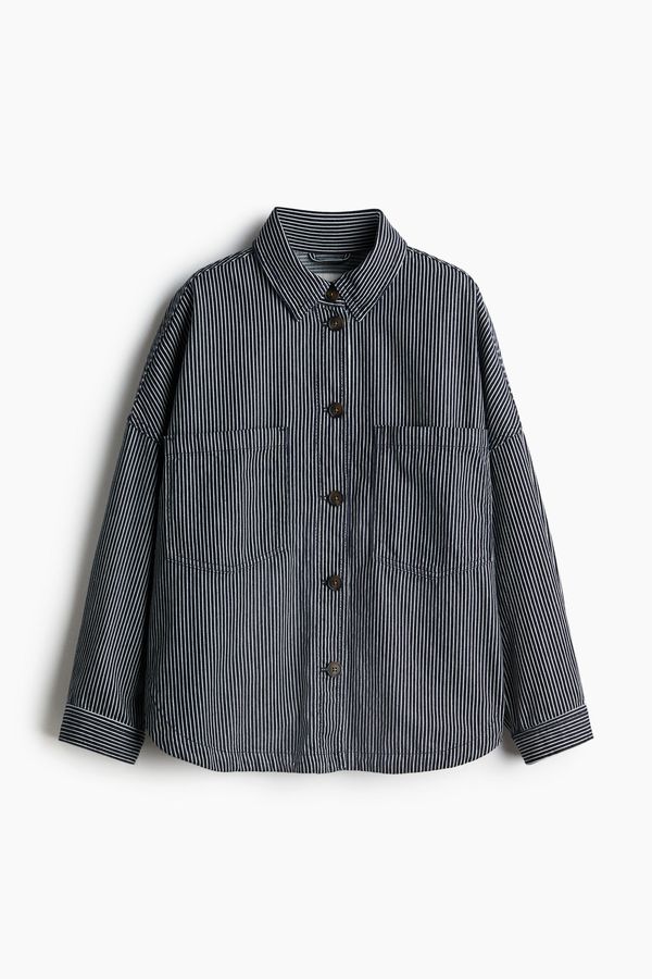 Chaqueta camisera de calce holgado