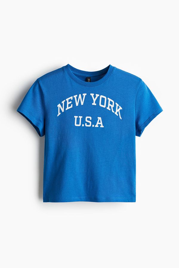 Polera con motivo estampado