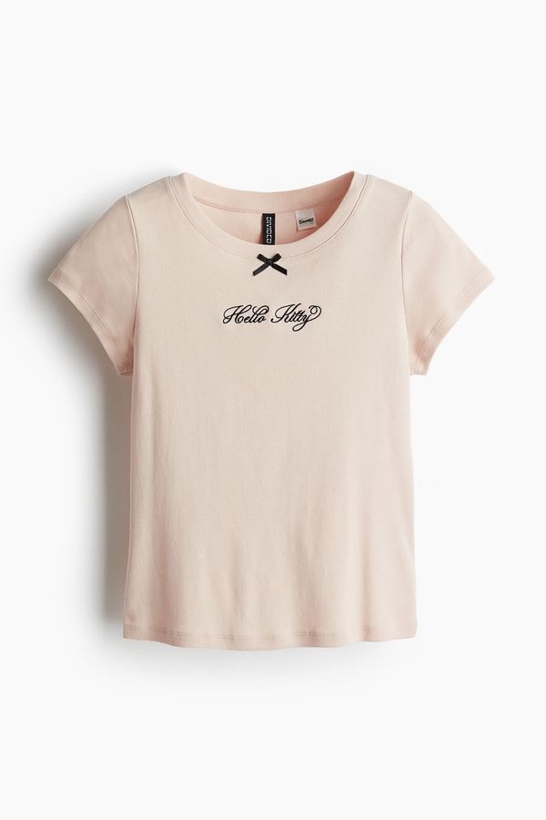 Polera con motivo estampado