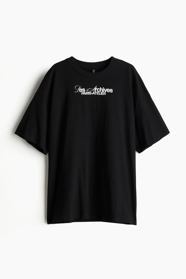 Polera oversize con motivo