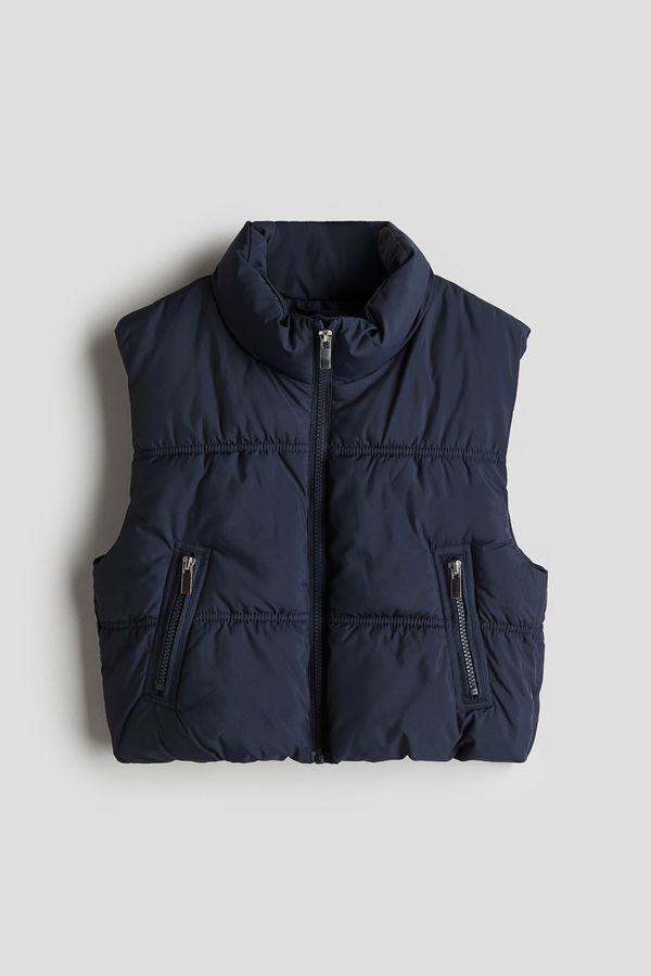 Parka acolchada corta sin mangas