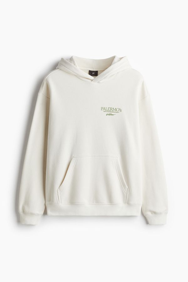Polerón hoodie estampado Loose Fit