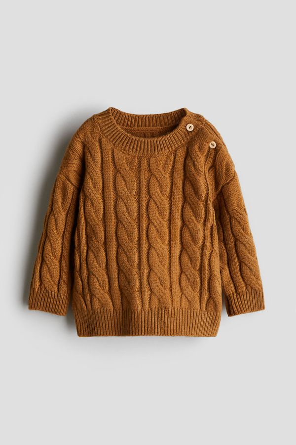 Sweater en punto trenzado