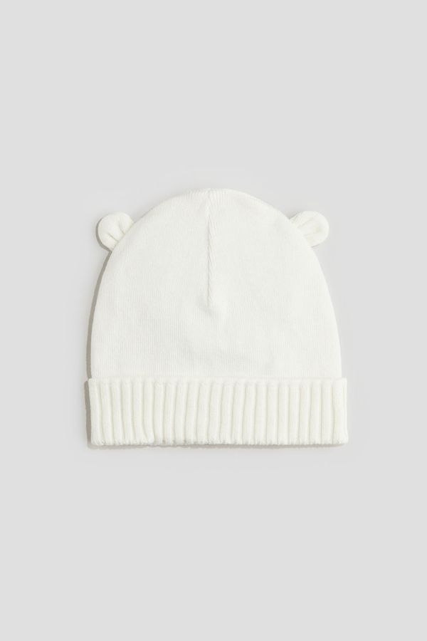 Gorro beanie en punto fino de algodón