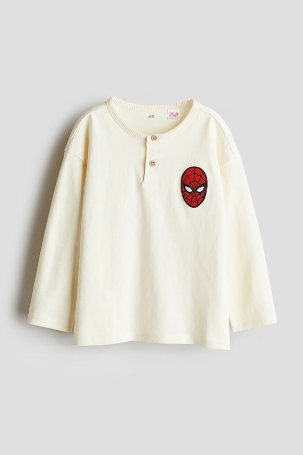 Polera Henley de algodón