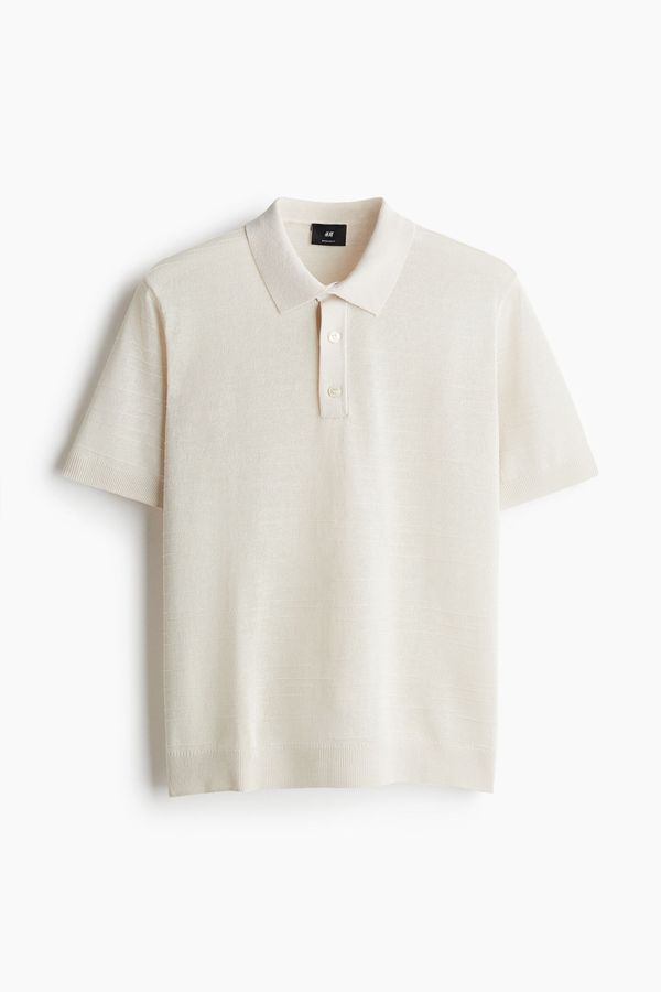 Polera polo en punto fino Regular Fit