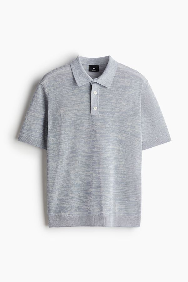 Polera polo en punto fino Regular Fit
