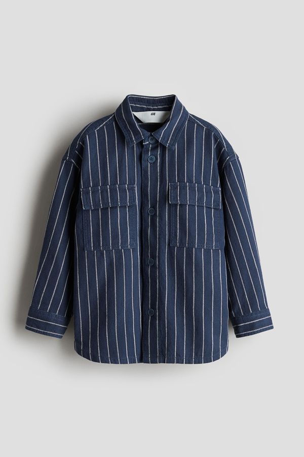 Camisa de algodón de calce holgado