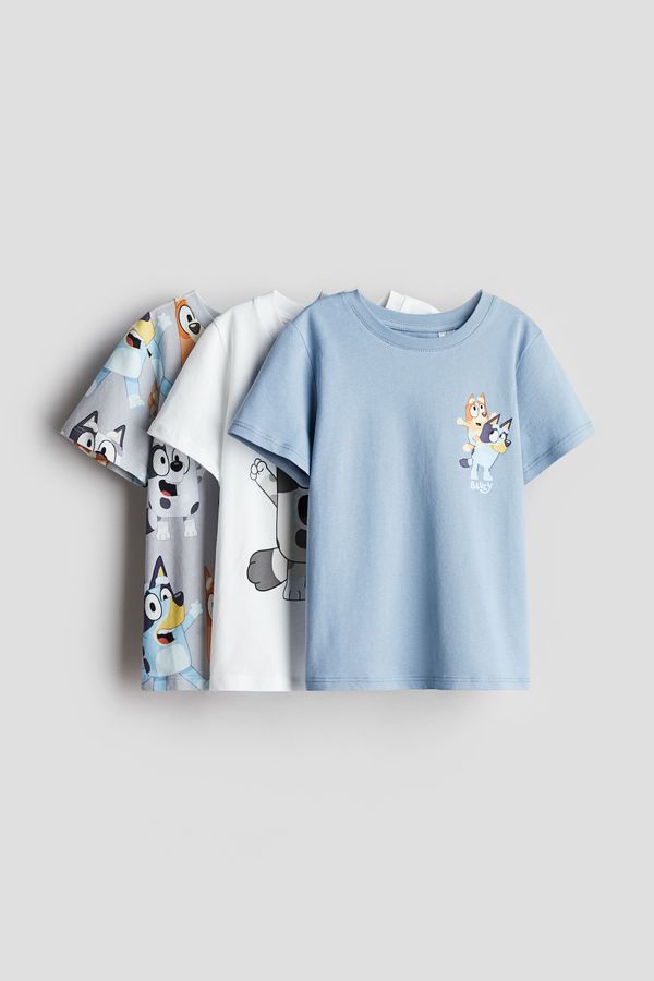 Pack de 3 poleras con motivo estampado