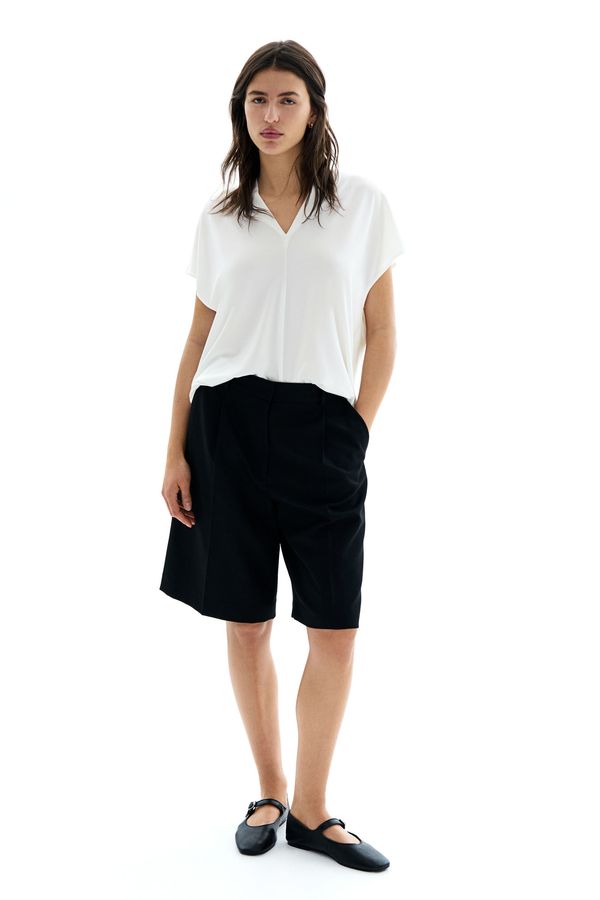 Blusa con escote en V