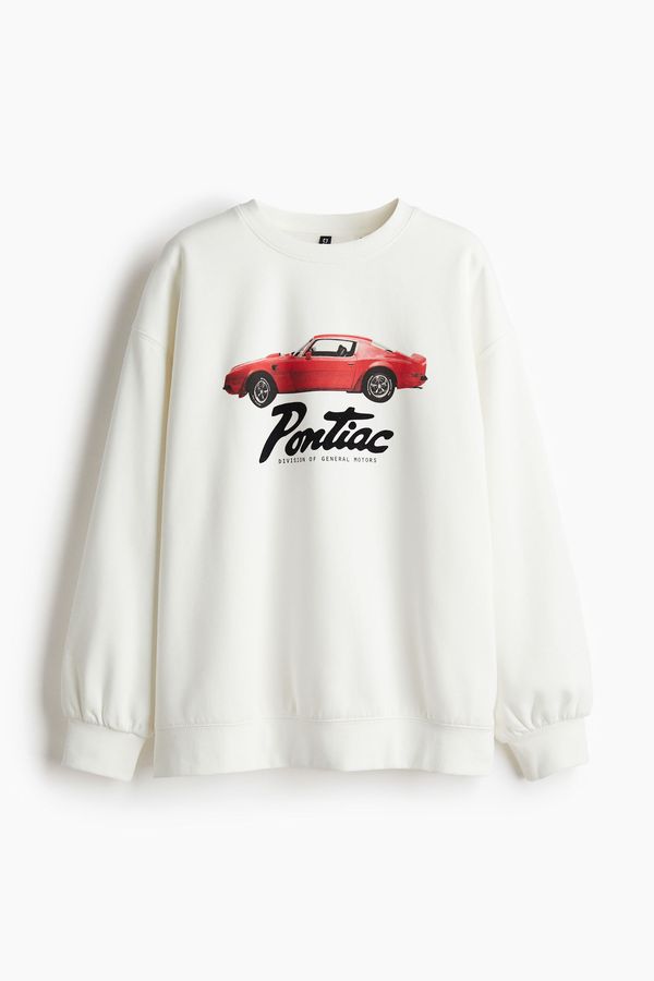 Polerón oversize con estampado