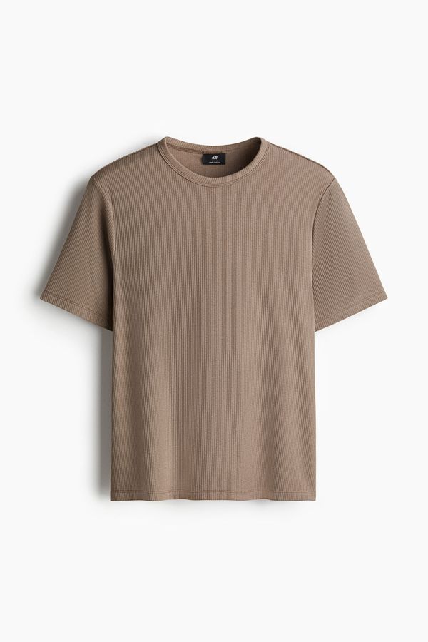 Polera acanalada Slim Fit