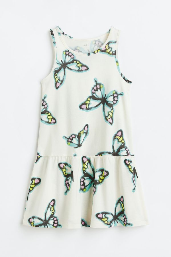 Vestido estampado de algodón