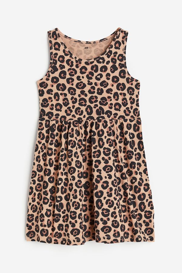 Vestido estampado de algodón