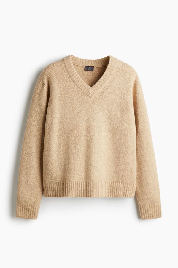 Sweater con cuello en V Regular Fit