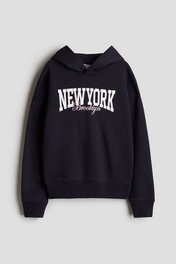 Polerón hoodie con motivo estampado