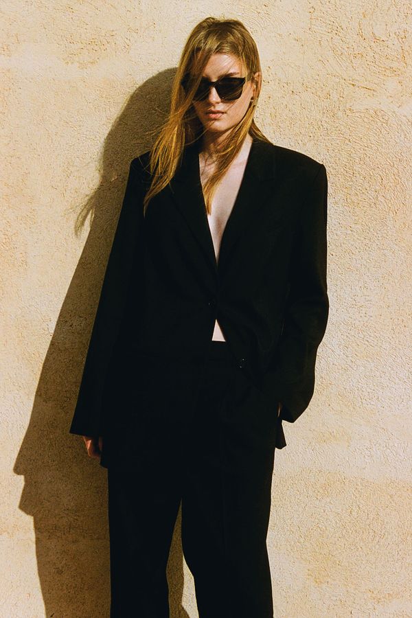 Blazer de calce holgado