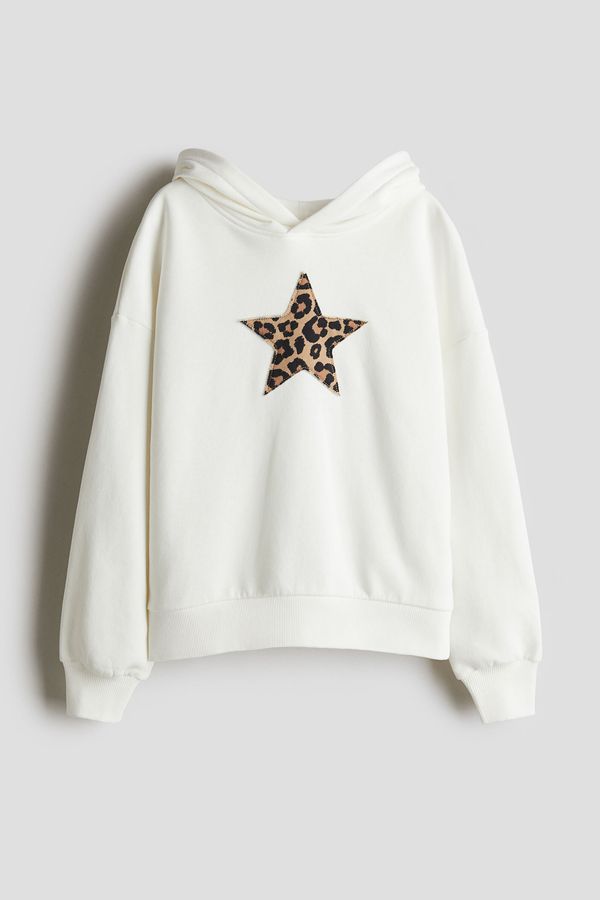 Polerón hoodie con motivo estampado