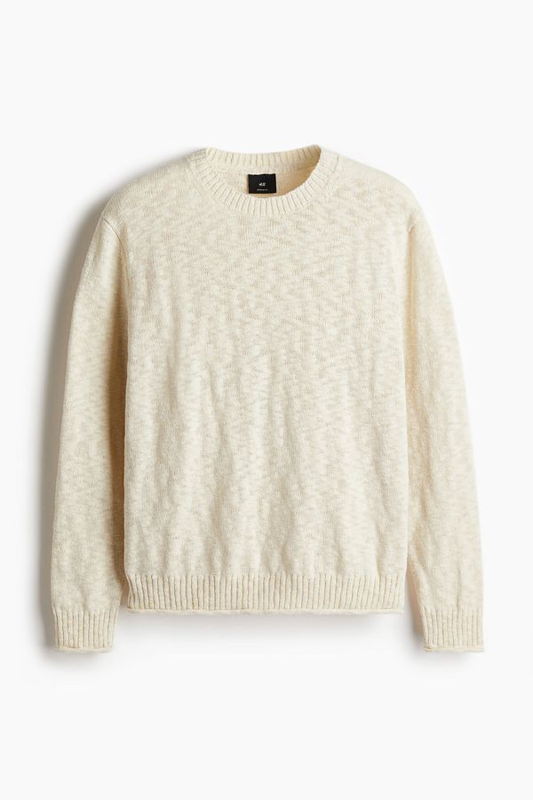 Sweater con bordes enrollados Regular Fit
