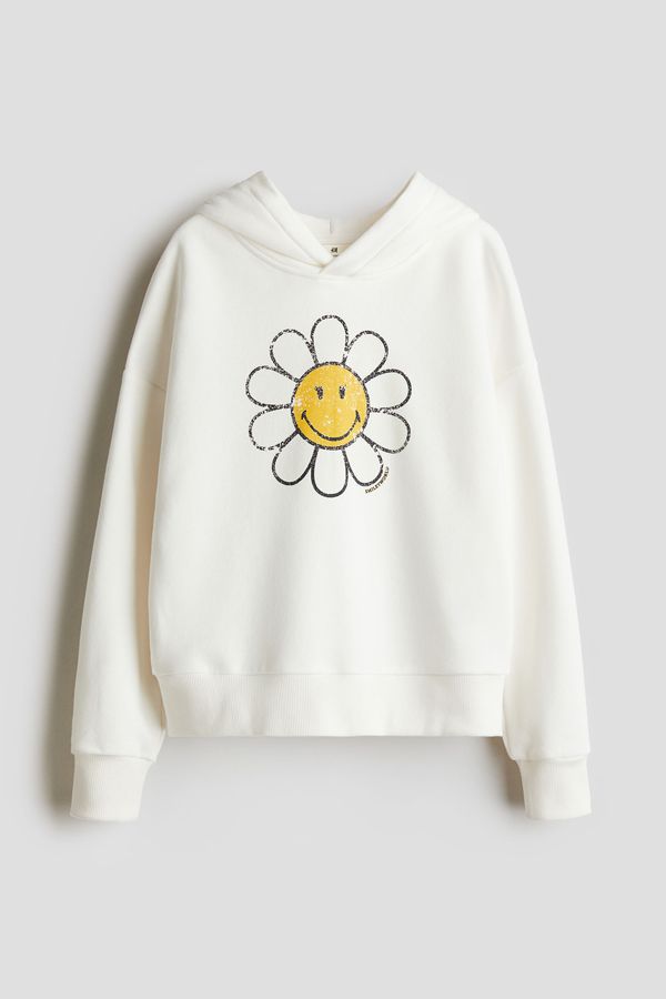 Polerón hoodie oversize con estampado