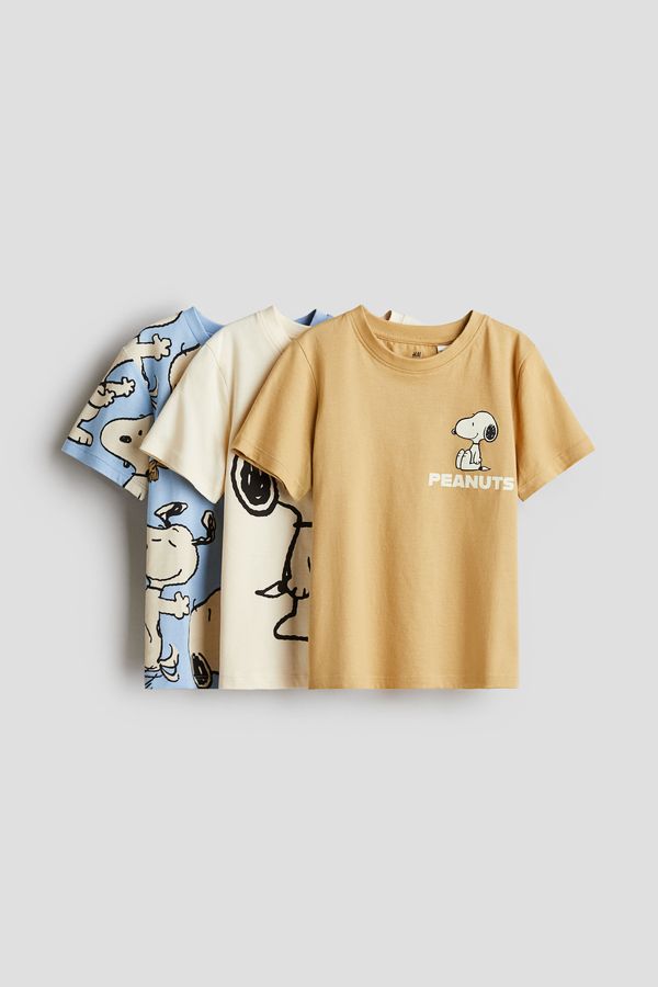 Pack de 3 poleras con motivo estampado